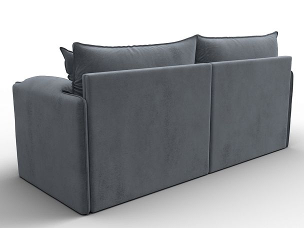 Диван прямой модульный Лига-106 Велюр серый - Вид 5