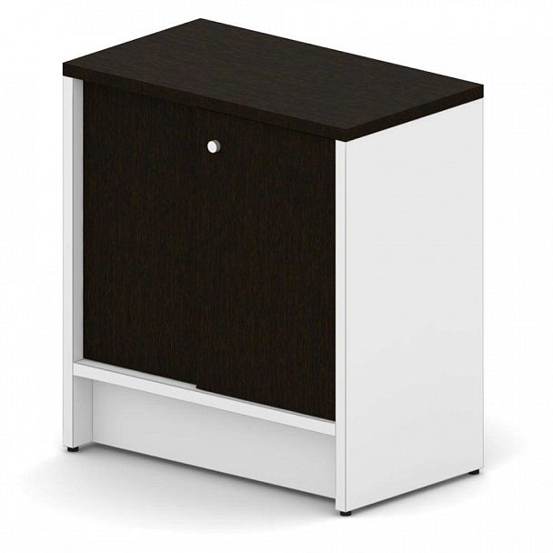 Шкаф-купе "Система-M"  ПК-ССМ-Ш75Х70Н/2ДК-В3-707 дуб ферраре + белый - Вид 1