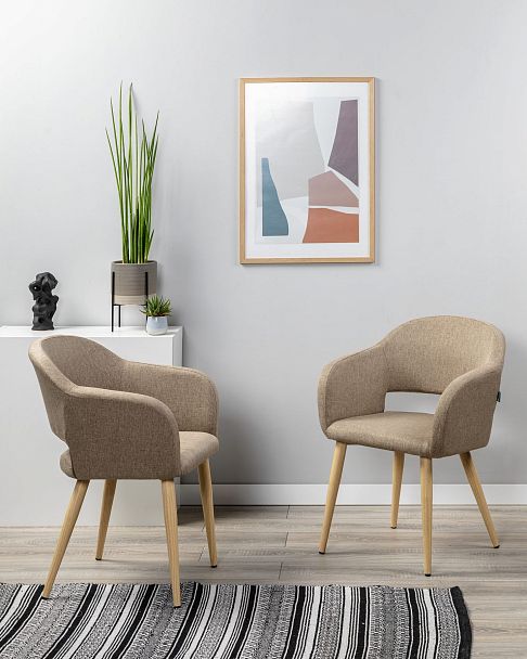 Кресло Oscar Сканди Браун - Вид 6