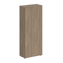 Гардероб Sigma 800х400х1955, з.ст ЛДСП 16 мм / корпус: дуб темный; фасады: дуб темный - Фото предпросмотра