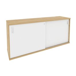 Onix Шкаф-купе приставной/опорный O.SHKO-3.8 T Тиквуд светлый/Белый бриллиант 1635*432*750 - Фото предпросмотра