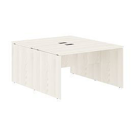 Стол двойной ED2ST 1380 Ясень Траун/Мокко 1360х1606х750 EDIS - Фото предпросмотра