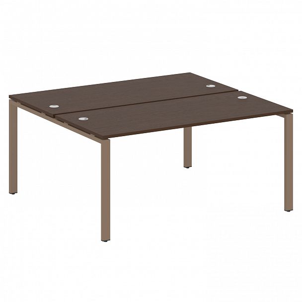 Рабочая станция "Metal System" БП.РАС-СП-2.4 венге/мокко - Вид 1