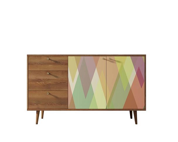 Комод Berber с двумя дверками и ящиками 16 принт арт BB05/Print_16 - Вид 1