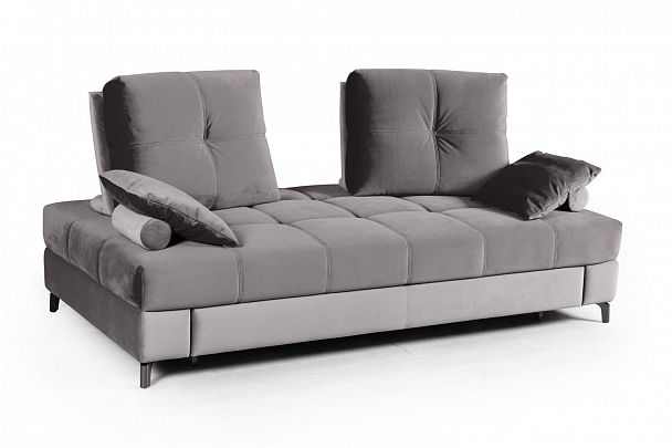 Reef диван-кровать велюр серый - Вид 6