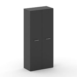 Cross Шкаф широкий высокий CRU.ST-102 Базальт UM/Черный UM 896*460*2000 - Фото предпросмотра