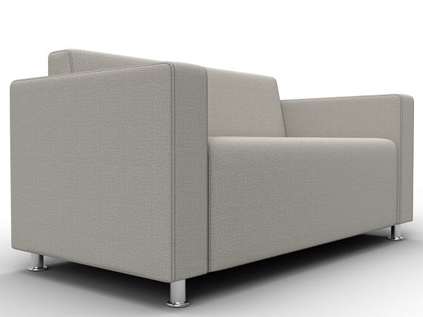 Диван прямой Лига-093 ВН Рогожка бежевый - Вид 3