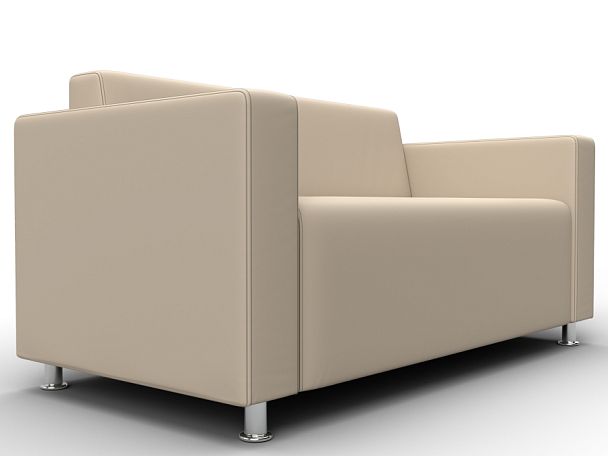Диван прямой Лига-093 ВН Экокожа бежевый - Вид 3
