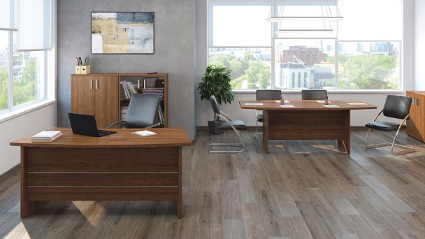 Стол для переговоров Grand 210x100x75 дуб феррара - Вид 7