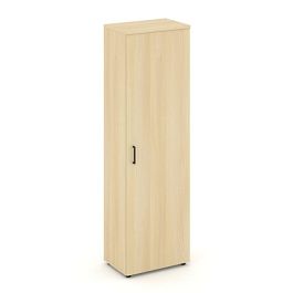 Стайл Проджект Гардероб узкий неглуб. SN.GB-001 Акация Лорка/Черный Ручки 600*400*1982 - Фото предпросмотра