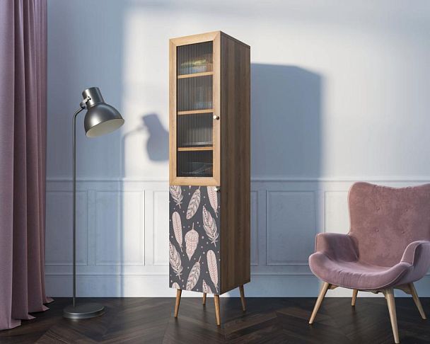 Буфет Berber узкий принт 40 арт BB39/Print_40 - Вид 3