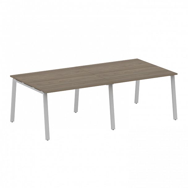 Стол для переговоров "Metal System" БА.ПРГ-2.2 вяз/серый - Вид 1