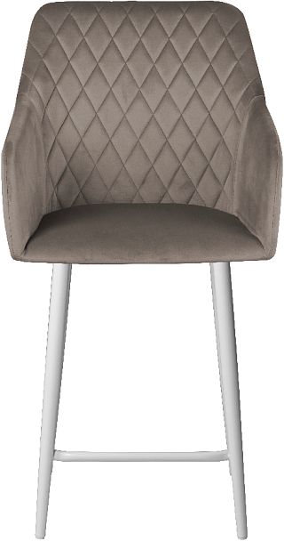 Комплект полубарных поворотных кресел Барли К, Confetti mocco/белый, 4 шт. - Вид 3