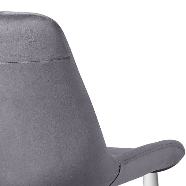 Комплект барных поворотных стульев Эйден, темно-серый H-15/белый, 4 шт. - Вид 9