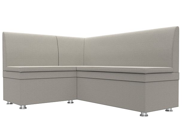 Диван кухонный угловой Уют левый угол Рогожка бежевый - Вид 3