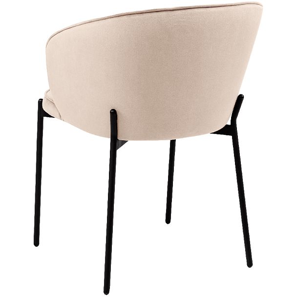 Комплект кухонных стульев Миэль кремовый велюр/черный, 3 шт. - Вид 5