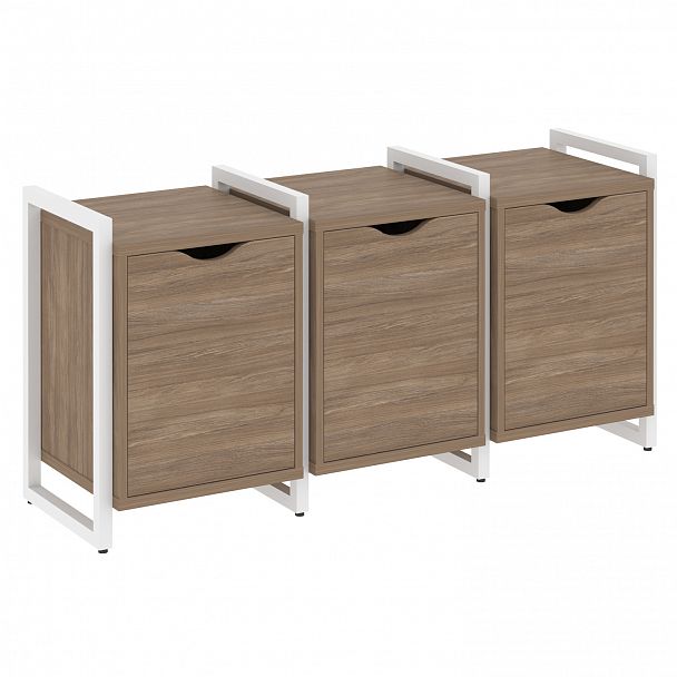 Тумба на опорах наборная "Loft" VR.L-TN-5.O дуб аризона/белый - Вид 1