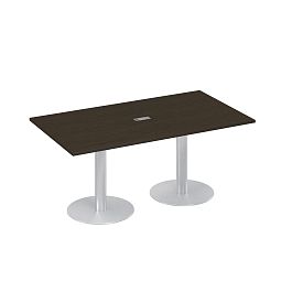 Стол 180 в переговорную на опорах-колоннах A4 А4 ХР 122 - Фото предпросмотра