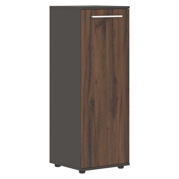 Шкаф средний узкий EMCS 42.1 Дуб Денвер тёмный/Белый/Мокко 426х430х1199 EDIS - Вид 1