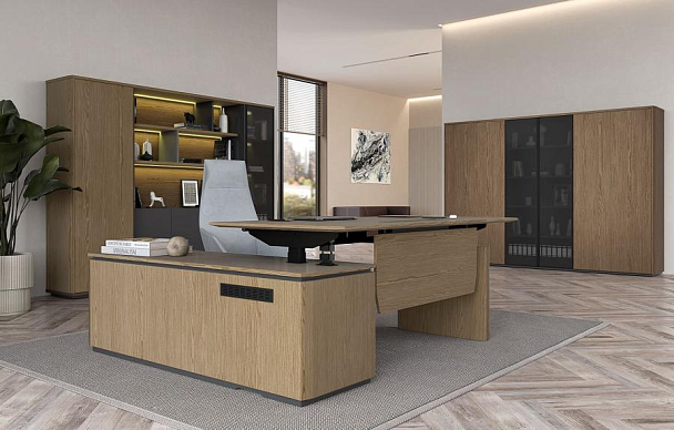 Шкаф для документов ION высокий комбинированный ИН 343 ГР - Вид 4