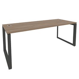 Onix Direct Стол рабочий руководителя на О-образном м/к O.MO-SRR-6.8 Дуб аризона/Антрацит металл 1980*800*750 - Фото предпросмотра