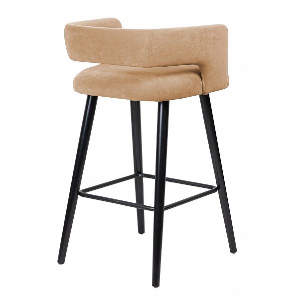 Стул барный Mars, бежевый велюр - Вид 3