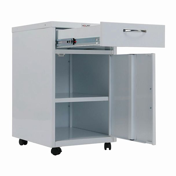 Тумба медицинская подкатная HILFE "МД ТП-2" 710х420х490мм, цвет белый, S26199402209 - Вид 4