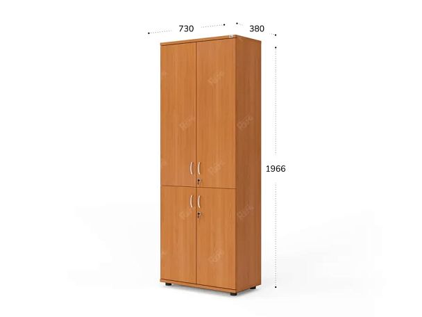 UNITY РШК-02-2 ВИШНЯ Закрытый шкаф Прямой 730x380x1966 - Вид 4