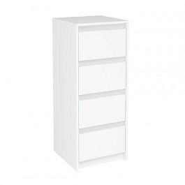 мс Айден КМ06-400 белый ЛДСП/белый ЛДСП - Фото предпросмотра