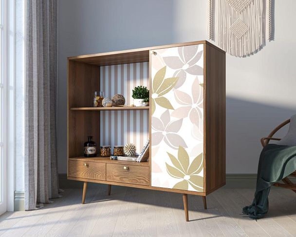 Стеллаж с нишей Berber принт 27 арт BB28/Print_27 - Вид 3