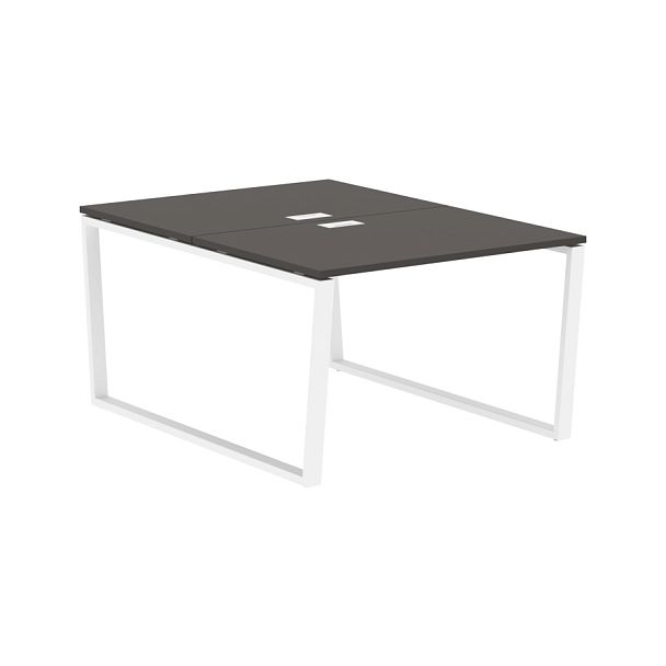 Стол 2-х местный EVWST 1116 Мокко/Белый 1160х1606х750 EDIS - Вид 1