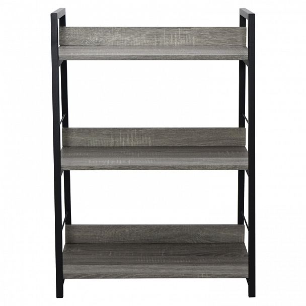 Стеллаж на металлокаркасе BRABIX "LOFT SH-002", 600х350х845 мм, цвет дуб антик, 641232 - Вид 4