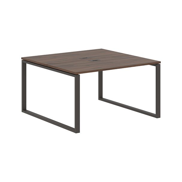 Стол 2-х местный EQWST 1313 Дуб Денвер тёмный/Мокко 1360х1346х750 EDIS - Вид 1