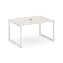 Стайл Проджект Стол переговорный SN-4O.SPRG-004 Дуб Наварра/Металл Белый 1580*980*750 - Фото предпросмотра