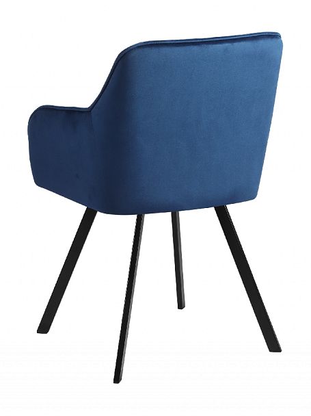 Комплект кресел поворотных Мони, Confetti blue/черный, 4 шт. - Вид 6