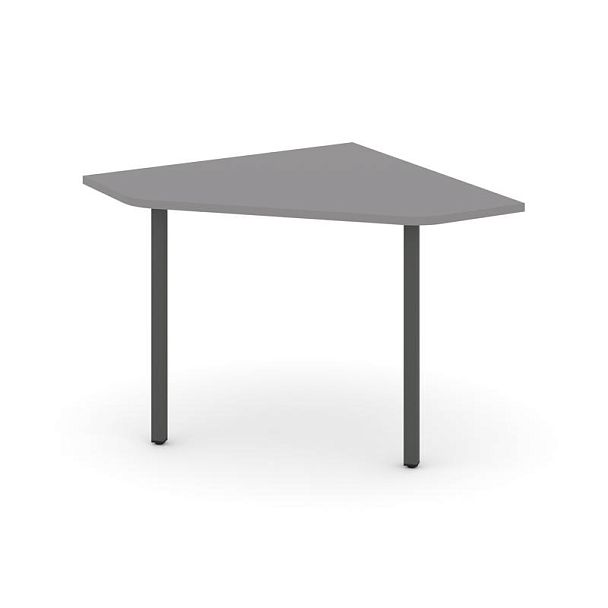 Стайл Проджект Угловой элемент переговорного стола SN-4.UPRG-001 Серый Пепел/Металл Антрацит 980*980 - Вид 1