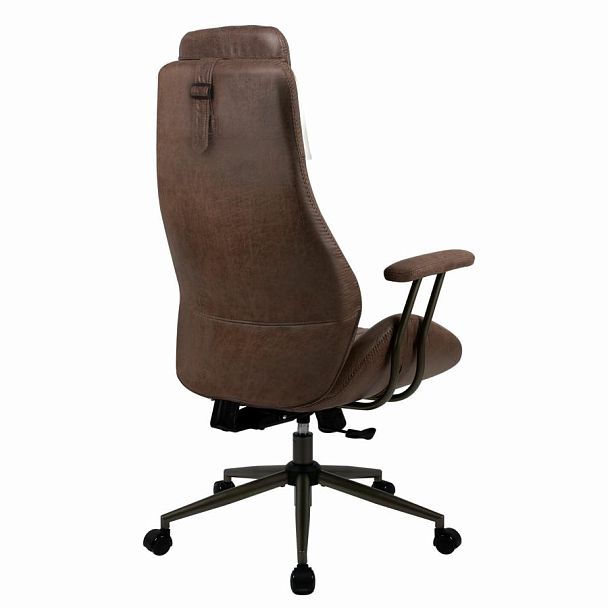 Кресло BRABIX PREMIUM "Arizona EX-573", синхромеханизм, искусственная замша, коричневый, 532944 - Вид 6