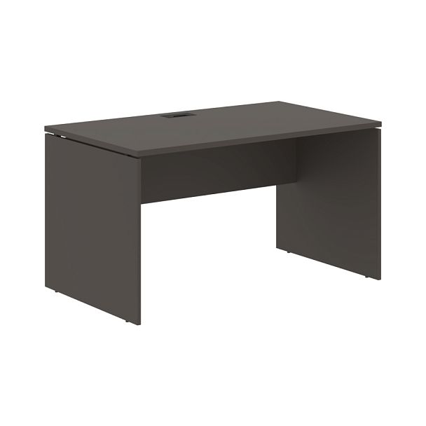 Стол прямой EDST 1380 Мокко/Черный 1360х800х750 EDIS - Вид 1