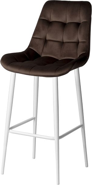 Комплект барных стульев Эйден, Confetti coffee/белый, 2 шт. - Вид 1