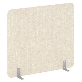 R-line soft Перегородки на металлических опорах на фетровых подпятниках AP.F-160-140 Romeo 02/Серый металл 1600*18*1400 - Фото предпросмотра