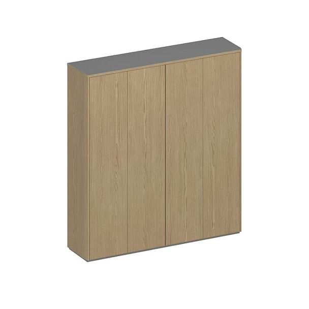 Шкаф для документов ION высокий 4-дверный (для одежды с дополнением+высокий закрытый) ИН 363 ГР - Вид 1