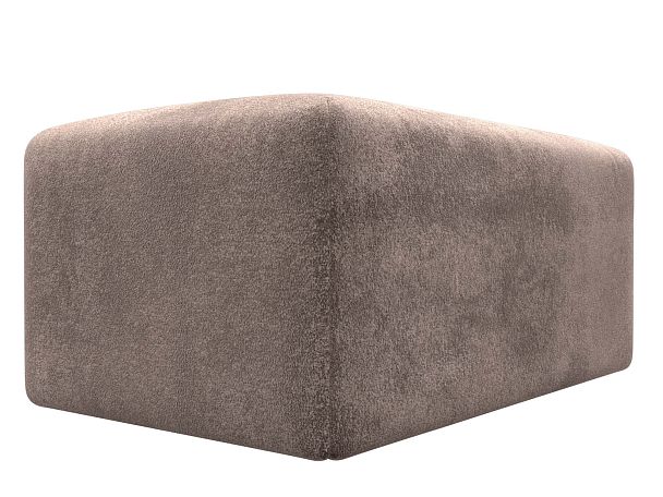 Модуль пуф Лига-060 НПБ Велюр бежевый - Вид 3