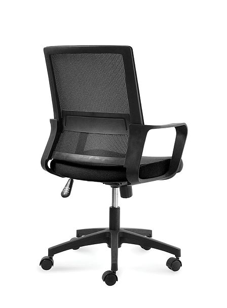 Кресло Бит LB / черный пластик / черная сетка / черная ткань - Вид 4