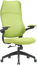 Кресло Cactus CS-MC505 салатовый сиденье салатовый сетка/ткань крестов. пластик пластик черный - Фото предпросмотра