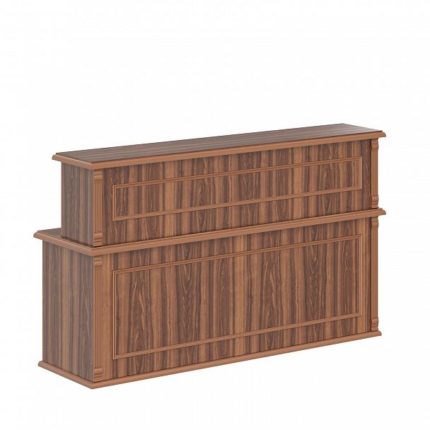 Стойка рецепция RMS 200 Орех Даллас 2000х600х1200 RAUT - Вид 4