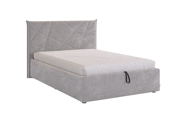 Кровать с подъемным механизмом Квест 120х200 см ZP.KM1.2-03.2762 оникс (велюр) - Вид 2