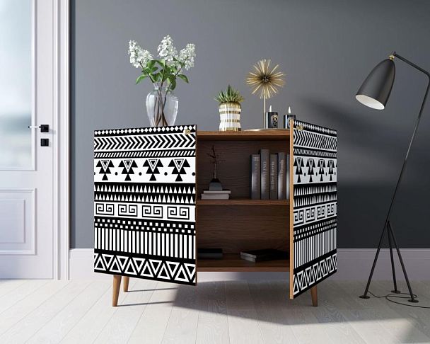 Комод Berber две дверки 19 принт арт BB04/Print_19 - Вид 2