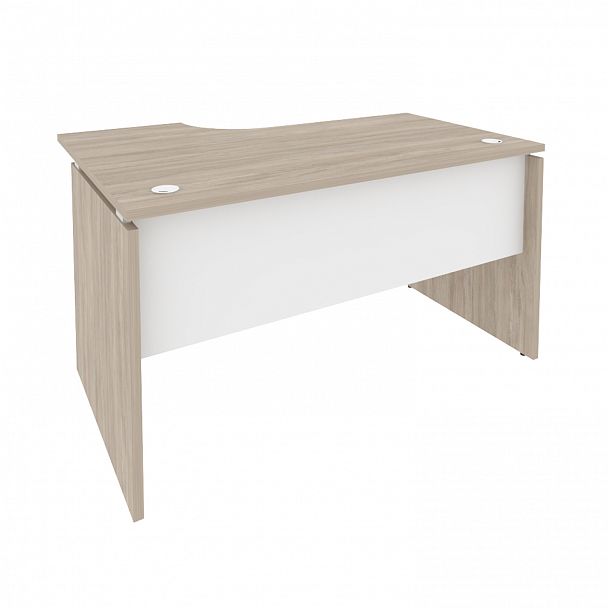 Стол эргономичный "Onix" O.SA-2 дуб аттик/белый - Вид 1