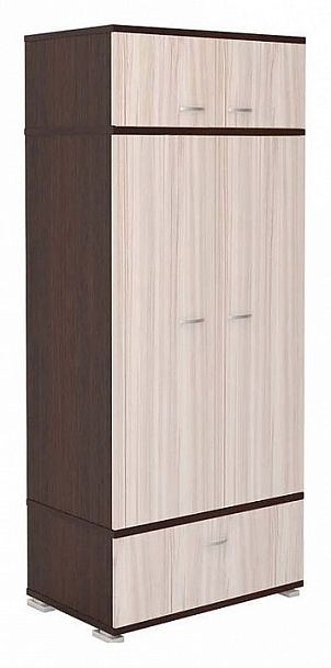 Шкаф платяной Домино КС-20 Венге/Карамель - Вид 1