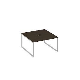 Переговорный стол 140 на металлокаркасе QUATTRO A4 А4 Б4 135 БП венге / металлокаркас серый - Фото предпросмотра